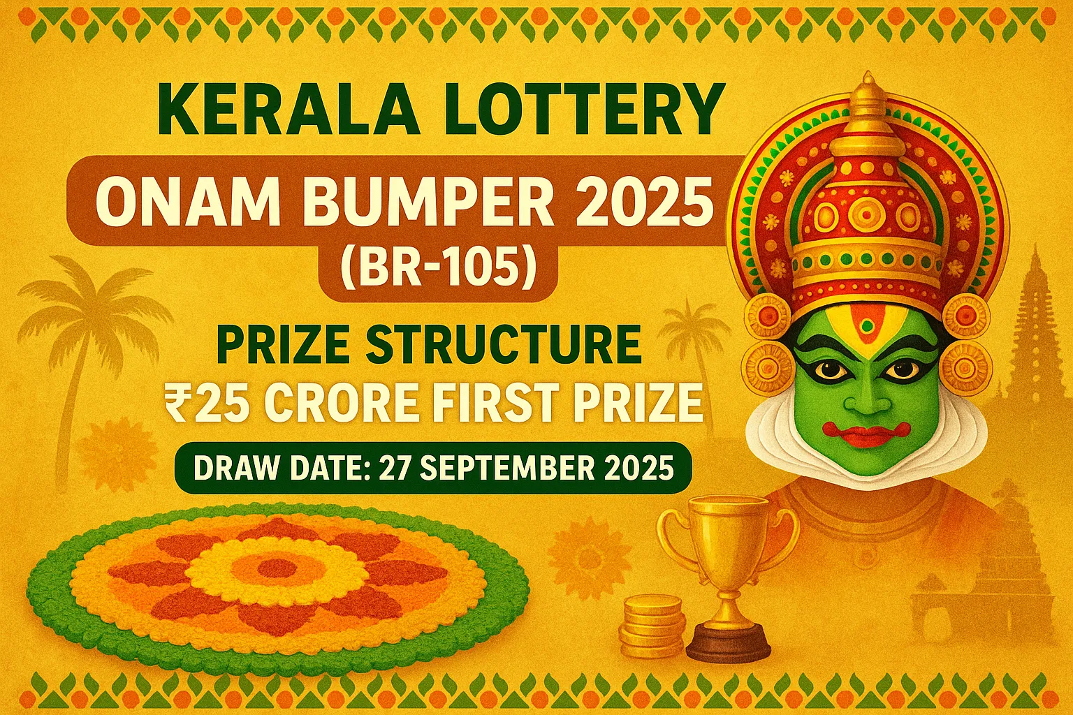 Onam Thiruvonam Bumper BR 105 poster