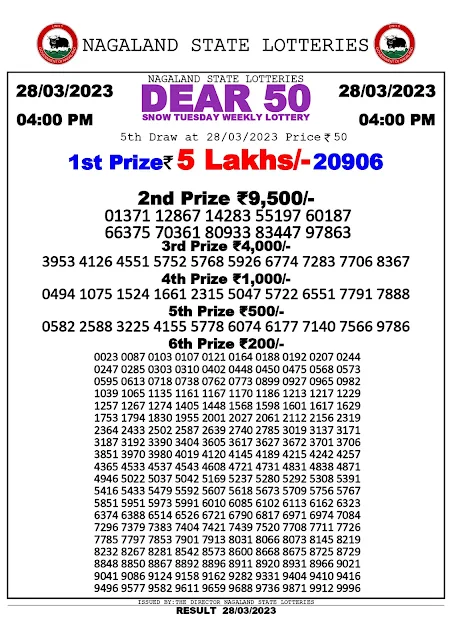 nagaland-lottery-result-28-03-2023-dear-50-snow-tuesday-today-4-pm