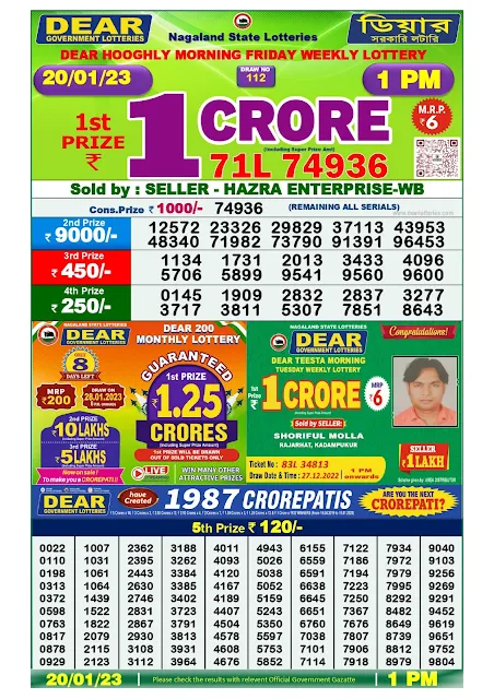 nagaland-lottery-result-20-01-2023-dear-hooghly-morning-friday-today-1-pm