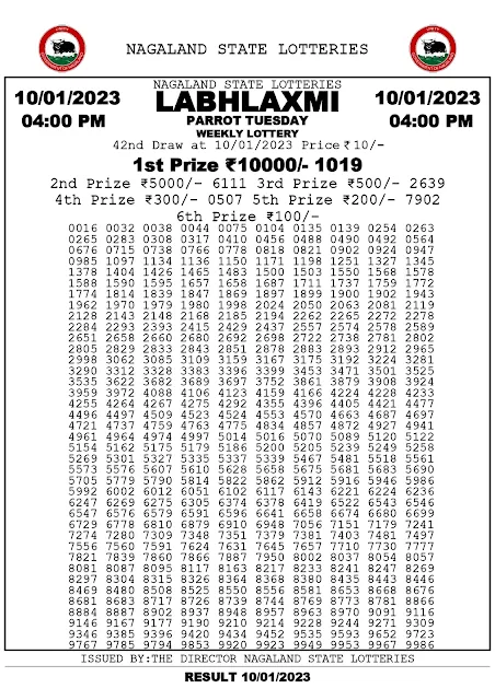 nagaland-lottery-result-10-01-2023-labhlaxmi-parrot-tuesday-today-4-pm-keralalottery.info