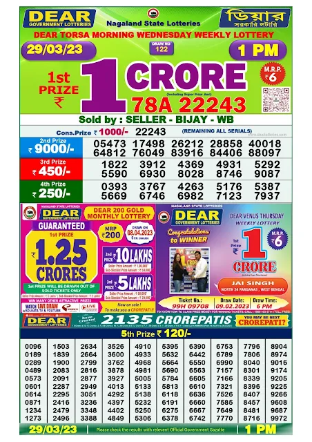 nagaland-lottery-result-29-03-2023-dear-torsa-morning-wednesday-today-1-pm