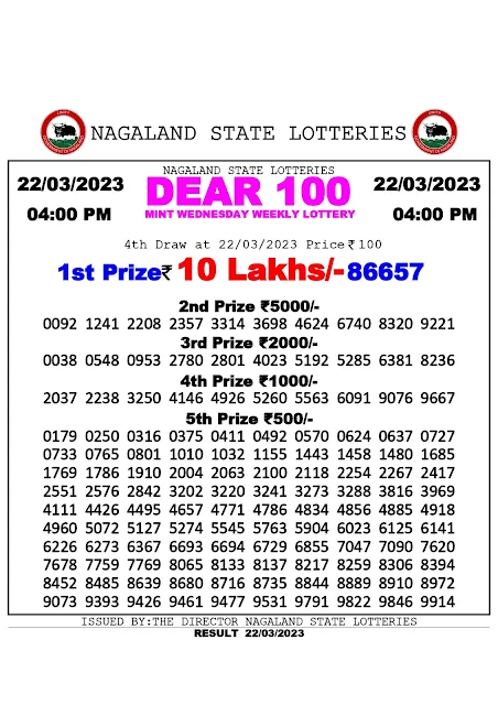 nagaland-lottery-result-22-03-2023-dear-100-mint-wednesday-today-4-pm