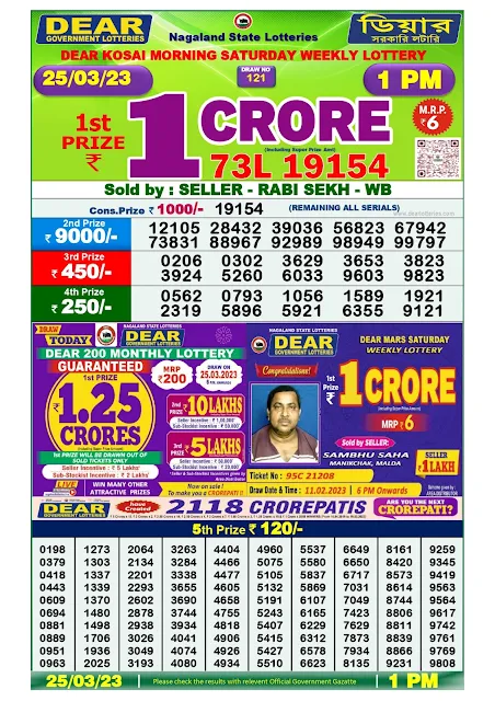 nagaland-lottery-result-25-03-2023-dear-kosai-morning-saturday-today-1-pm