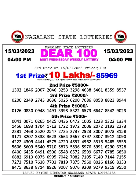 nagaland-lottery-result-15-03-2023-dear-100-mint-wednesday-today-4-pm