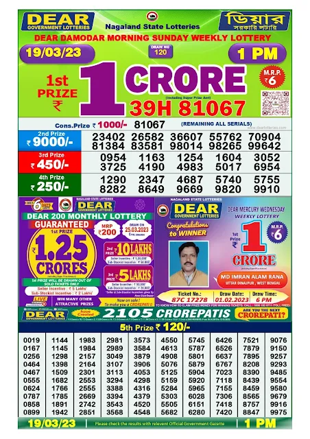 nagaland-lottery-result-19-03-2023-dear-damodar-morning-sunday-today-1-pm