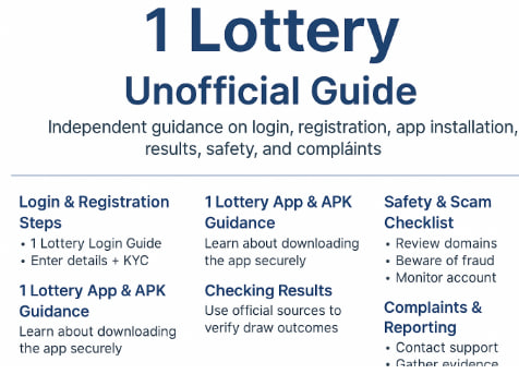 1 Lottery Login & App Guide (Unofficial) – Safety, Results & Complaints