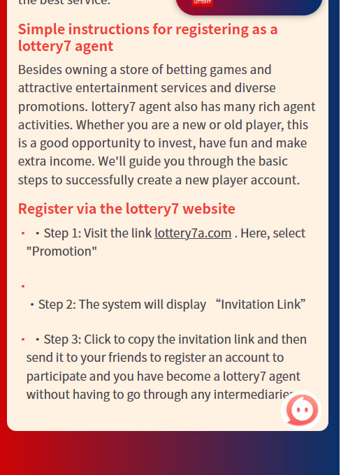 Lottery 7 website & app review