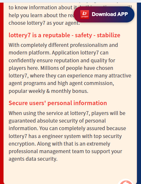 Is Lottery 7 legal or safe?
